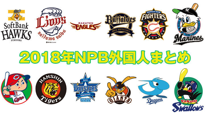 【2018年】プロ野球各球団の新外国人状況まとめ