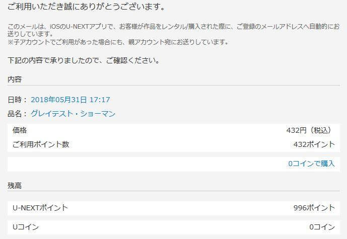 U-NEXTポイントがあればそこから自動的に使ってくれる
