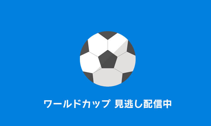 U-NEXTでワールドカップ見逃し配信